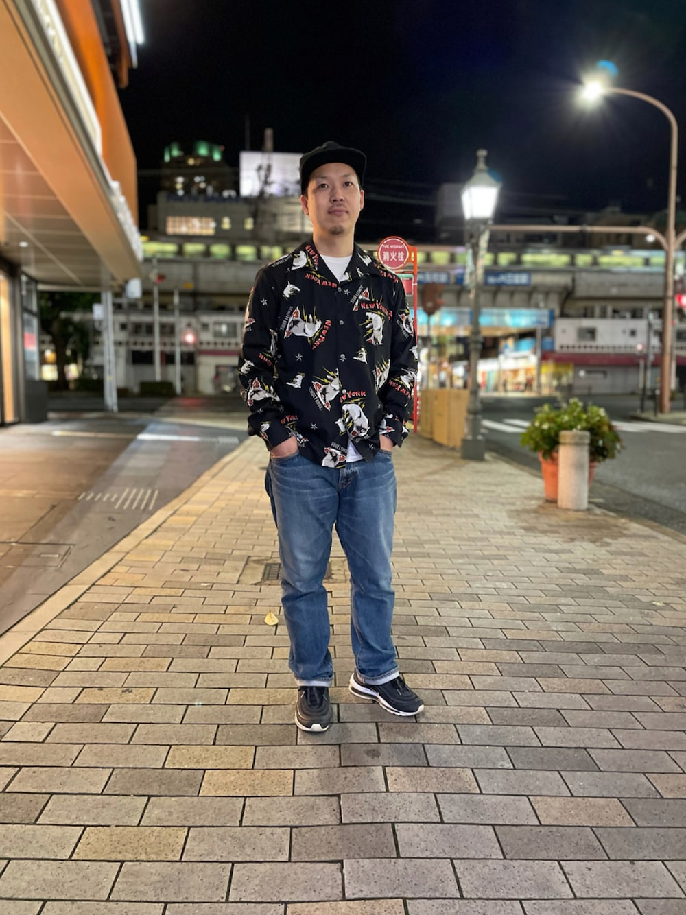 Schott ショット POLER BEARワイドカラーアロハシャツ Schott N.Y.C ショット 長袖 ハワイアンシャツ アロハ 