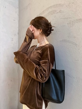 「アイテム（ワンピース/ドレス）」を使った、ミズタマ⭐︎さん（レディース・157cm）の冬コーディネート