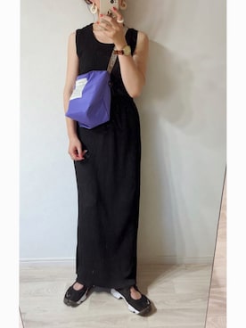 「TIMEX（タイメックス）のアイテム」を使った、ミズタマ⭐︎さん（レディース・157cm）の夏コーディネート