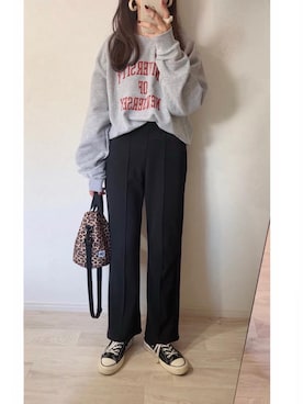 「アイテム（福袋/福箱、その他）」を使った、ミズタマ⭐︎さん（レディース・157cm）の秋コーディネート