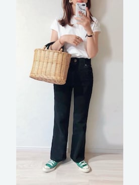 「dictionary（ディクショナリー）のアイテム（リング）」を使った、ミズタマ⭐︎さん（レディース・157cm）の夏コーディネート