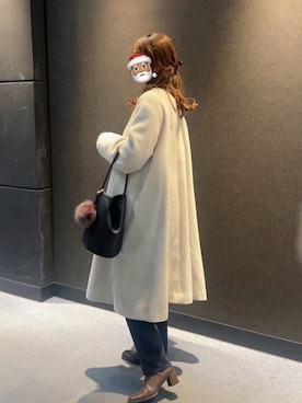 「Levi's（リーバイス）のアイテム（パンツ）」を使った、ミズタマ⭐︎さん（レディース・157cm）の冬コーディネート