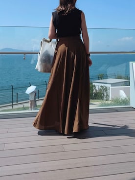 「アイテム（腕時計）」を使った、ミズタマ⭐︎さん（レディース・157cm）の秋コーディネート