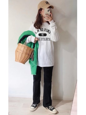 ミズタマ⭐︎さん（レディース・157cm）の冬コーディネート