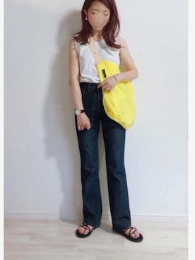 「Marea rich（マレアリッチ）のアイテム」を使った、ミズタマ⭐︎さん（レディース・157cm）の夏コーディネート