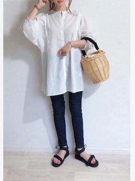 ミズタマ⭐︎さん（レディース・157cm）の夏コーディネート