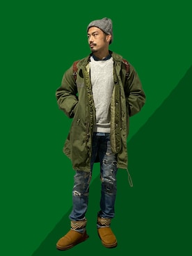 KOJIさんの（WHITE MOUNTAINEERING | ホワイトマウンテニアリング）を使ったコーディネート