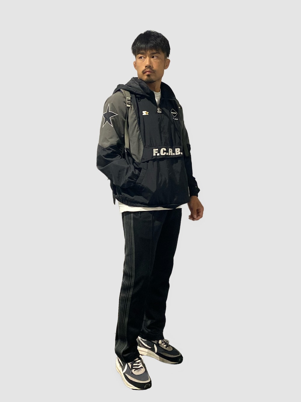 F.C.R.B. フード付きナイロンジャケット KOJI｜F.C.R.B.のナイロンジャケットを使ったコーディネート - WEAR