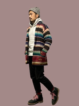 「POLO RALPH LAUREN（ポロ ラルフ ローレン）のアイテム（その他アウター）」を使った、KOJIさん（メンズ・174cm）の冬コーディネート