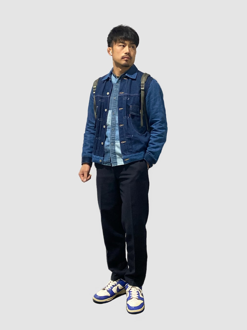 ゴーシュ　バーズアイデニムカシュクールジャケット ゴーシュ バーズアイデニムカシュクールジャケット レディース