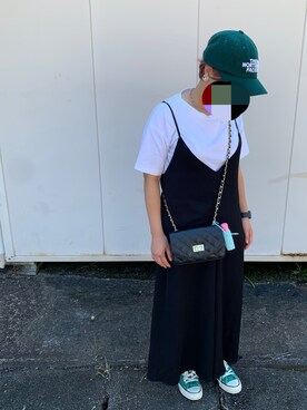 「デブでもオシャレしたい」｜「アイテム（オールインワン・サロペット）」を使った、ひささん（レディース・154cm）の秋コーディネート