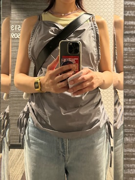 「アイテム（キャミソール）」を使った、いつきさん（レディース・165cm）の夏コーディネート