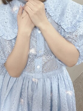 「MIKIO SAKABE（ミキオ サカベ）のアイテム（ワンピース/ドレス）」を使った、悠さん（レディース・145cm）の夏コーディネート