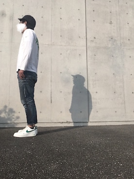 「クロップドトップス」｜max190さん（メンズ・170cm）の秋コーディネート
