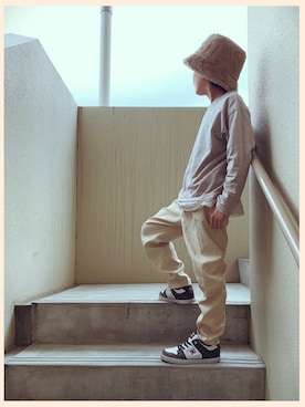 「DC SHOES（ディーシーシューズ）のアイテム」を使った、聖さん（キッズ・125cm）の秋コーディネート