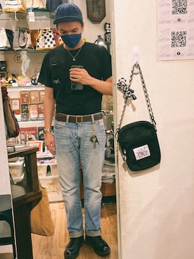 「PROVIDERのアイテム」を使った、Yu Shuo Changさん（メンズ・180cm）の春コーディネート