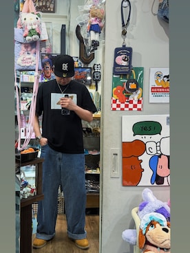 「アイテム（アナログ腕時計）」を使った、Yu Shuo Changさん（メンズ・180cm）の秋コーディネート