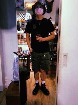 「PROVIDERのアイテム」を使った、Yu Shuo Changさん（メンズ・180cm）の秋コーディネート