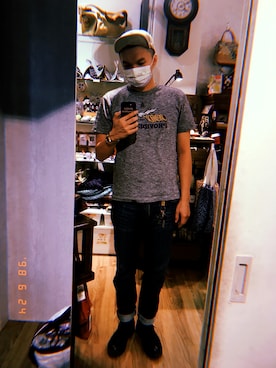 「PROVIDERのアイテム」を使った、Yu Shuo Changさん（メンズ・180cm）の夏コーディネート