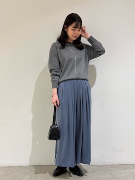 「qualite（カリテ）のアイテム」を使った、Shihoさん（レディース・168cm）の冬コーディネート