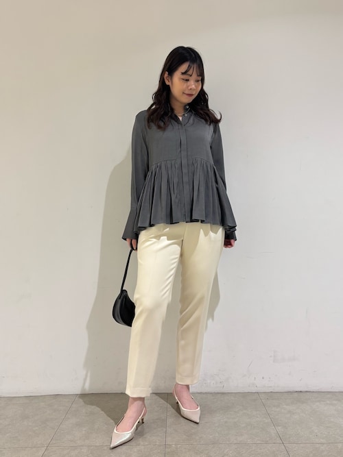 ギャザータック切り替えシャツ/オフィスカジュアル/レイヤード（シャツ