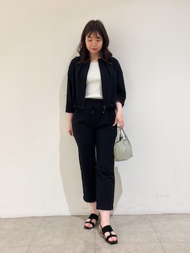 「カジュアルコーデ」｜「アイテム（ジャケット/アウター）」を使った、Shihoさん（レディース・168cm）の夏コーディネート