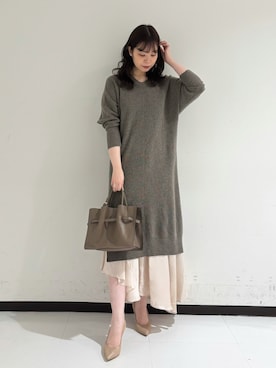 「晴雨兼用」｜Shihoさん（レディース・168cm）の冬コーディネート