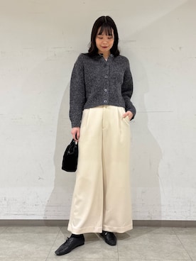 「qualite（カリテ）のアイテム」を使った、Shihoさん（レディース・168cm）の冬コーディネート