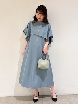 「qualite（カリテ）のアイテム（ワンピース）」を使った、Shihoさん（レディース・168cm）の春コーディネート