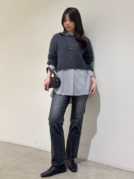 「YANUK（ヤヌーク）のアイテム」を使った、Shihoさん（レディース・168cm）の秋コーディネート