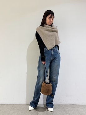 「スヌード」｜Shihoさん（レディース・168cm）の秋コーディネート