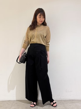 「アイテム（カーディガン/ボレロ）」を使った、Shihoさん（レディース・168cm）の夏コーディネート