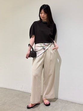「qualite（カリテ）のアイテム」を使った、Shihoさん（レディース・168cm）の夏コーディネート
