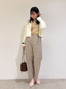 「アイテム（パーカー）」を使った、Shihoさん（レディース・168cm）の秋コーディネート