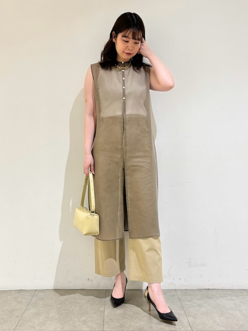 qualite / カリテ クルーネックノースリーブニット カリテ qualite クルーネックノースリーブニット【予約