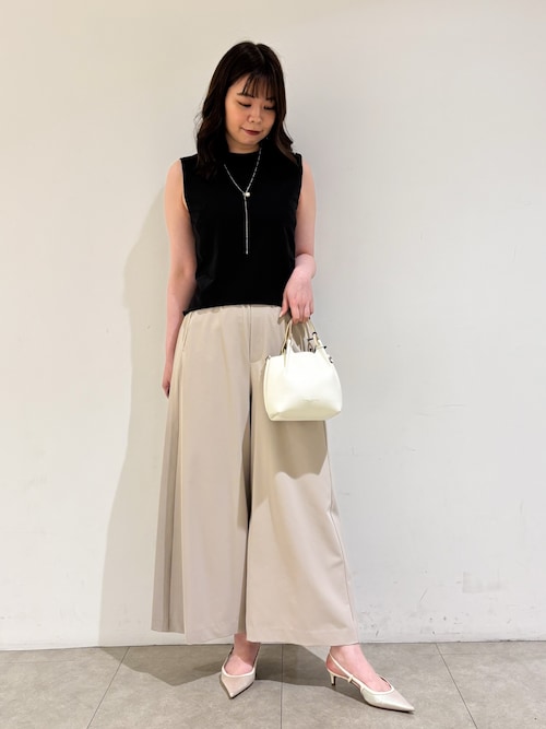 qualite（カリテ）の「2WAYストレッチワイドパンツ（その他パンツ