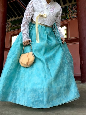 「韓国旅行」｜카냐さん（レディース・152cm）の春コーディネート
