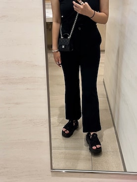 「CHANEL（シャネル）のアイテム（ショルダーバッグ）」を使った、ayumiさん（レディース・165cm）の秋コーディネート