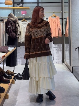 ほりんさん（レディース・160cm）の冬コーディネート