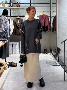 「アイテム（ワンピース/ドレス）」を使った、ほりんさん（レディース・160cm・20代）の秋コーディネート