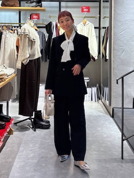 ほりんさん(レディース・160cm)の冬コーディネート