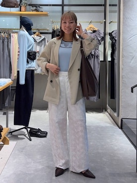 「LOWRYS FARM（ローリーズファーム）のアイテム（ジャケット/アウター）」を使った、ほりんさん（レディース・160cm）の春コーディネート
