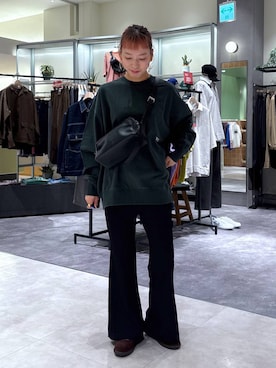 「アイテム（ピアス（両耳用））」を使った、ほりんさん（レディース・160cm・20代）の秋コーディネート