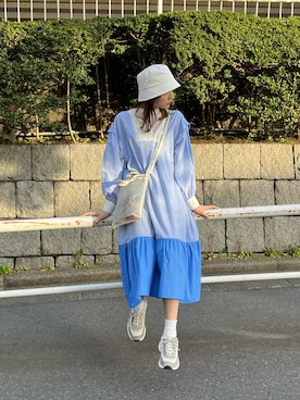 村田倫子さん（レディース・163cm）の春コーディネート