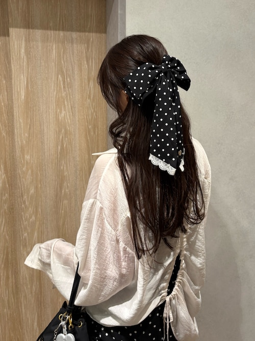 ヘアクリップ big ribbon barrette / ビッグリボンバレッタ
