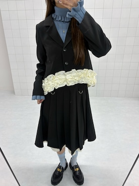 村田倫子さん(レディース・163cm)の秋コーディネート
