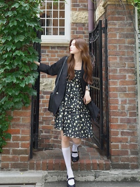 村田倫子さん（レディース・163cm）の秋コーディネート