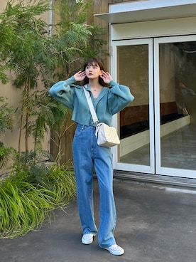 村田倫子さん（レディース・163cm）の秋コーディネート