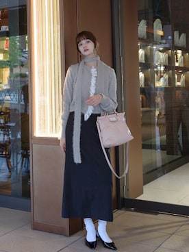 村田倫子さん(レディース・163cm)の秋コーディネート