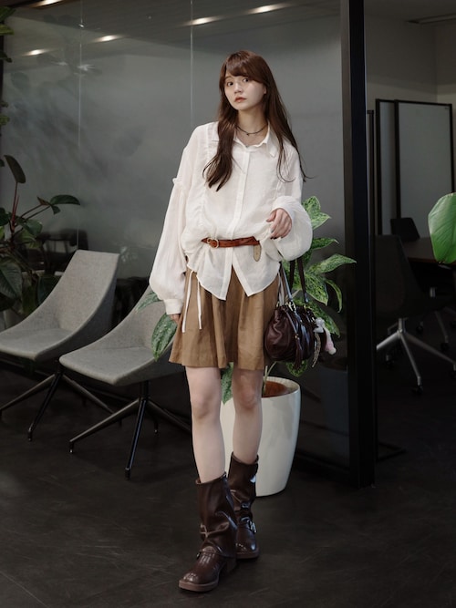 idem layered middle boots／レイヤードミドルブーツ layered middle boots／レイヤードミドルブーツ（ブーツ）｜idem
